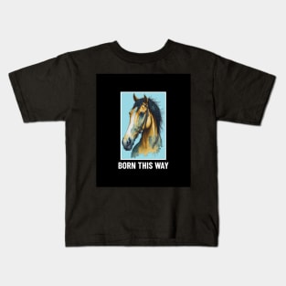 Horse Lover Art Kids T-Shirt